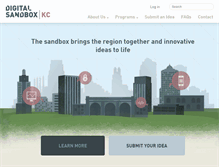 Tablet Screenshot of digitalsandboxkc.com